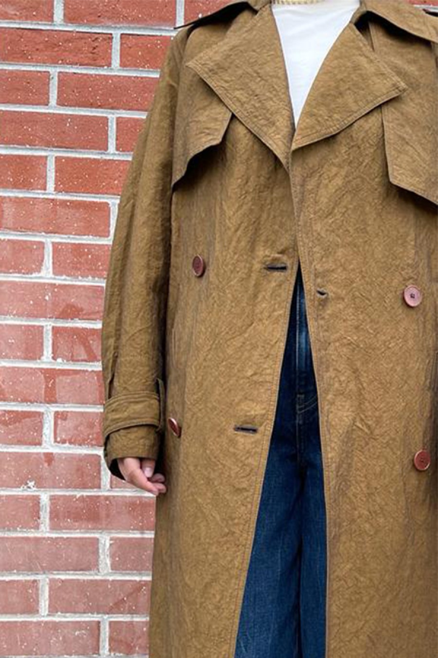 Christian Wijnants | Oversized Trench Coat In Copper