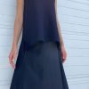 Chelsea Mak | Margot Skirt In Navy (Sold Out)