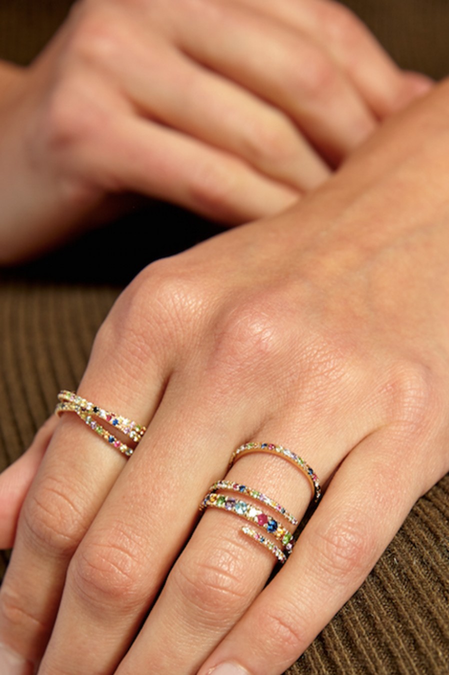 Eriness | Multi-Colored Interlocking Rings