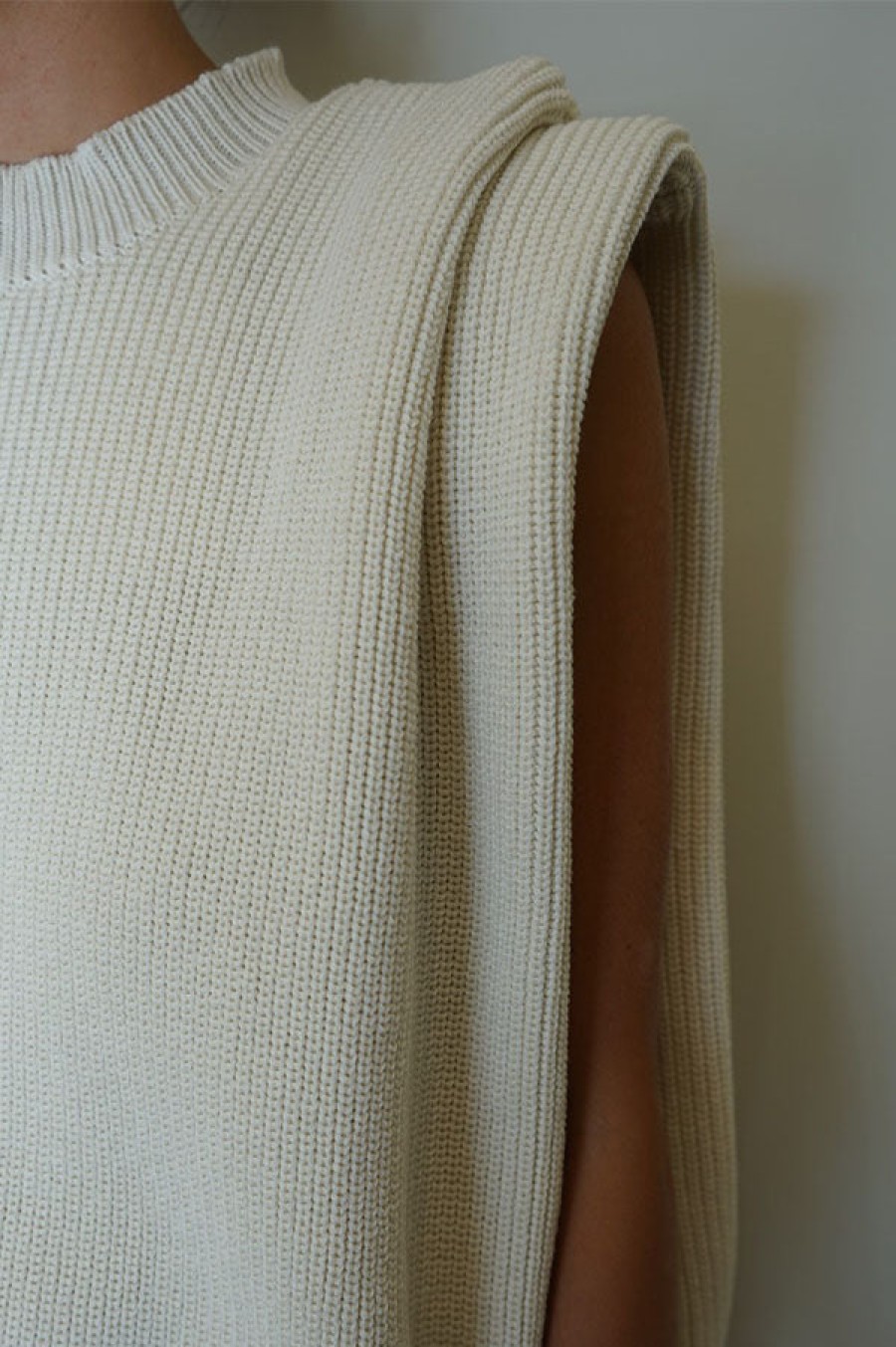 Melitta Baumeister | Cream Sleeveless Knit