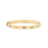 Eriness | Multi Colored Five Baguette Bangle