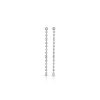 Nancy Newberg | Extra Long Platinum Drop Earrings