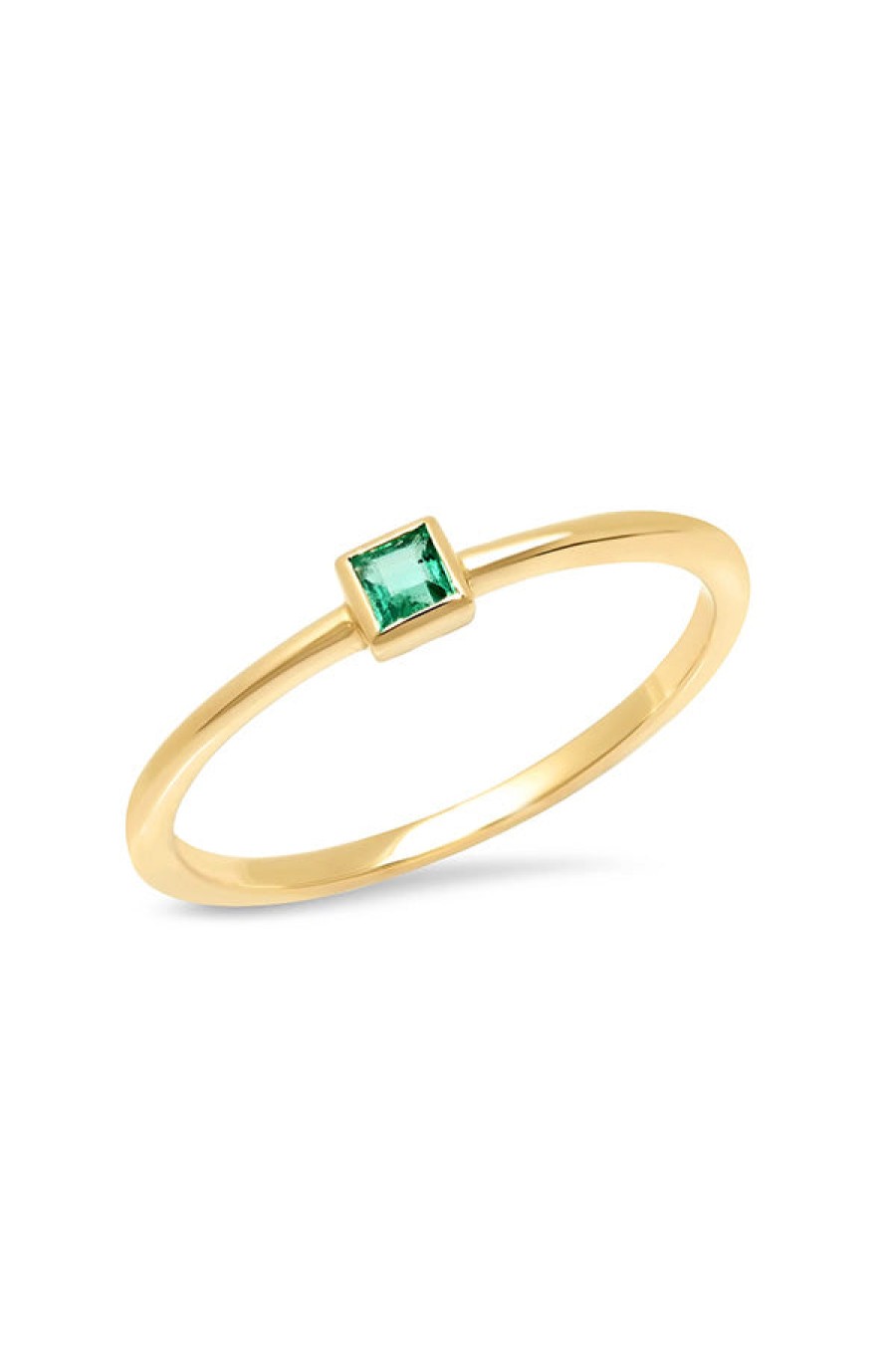 Eriness | Emerald Princess Cut Pinky Ring