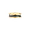 Nancy Newberg | Diamond Line 14K Gold Thin Band With Black Ruthenium Trim