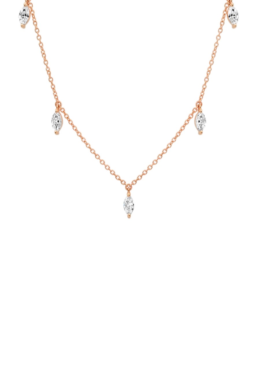 Eriness | Diamond Marquise Sun Ray Necklace