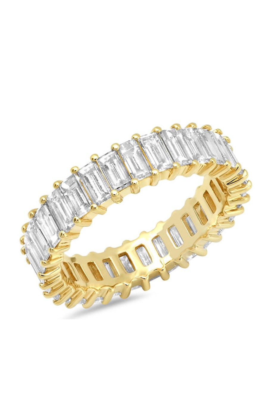 Eriness | Diamond Vertical Baguette Ring