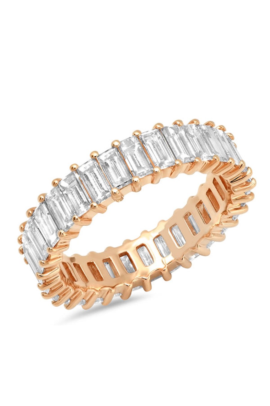 Eriness | Diamond Vertical Baguette Ring