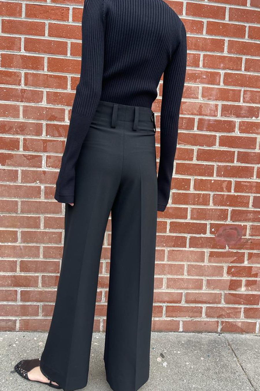 Beaufille | Ulla Wide Leg Trousers In Black