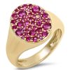 Eriness | Ruby Signet Pinky Ring