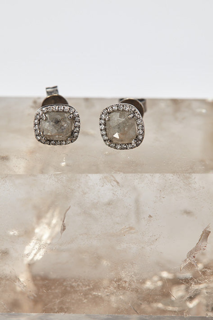 Zofia Day | The Rough Cut Diamond Earrings