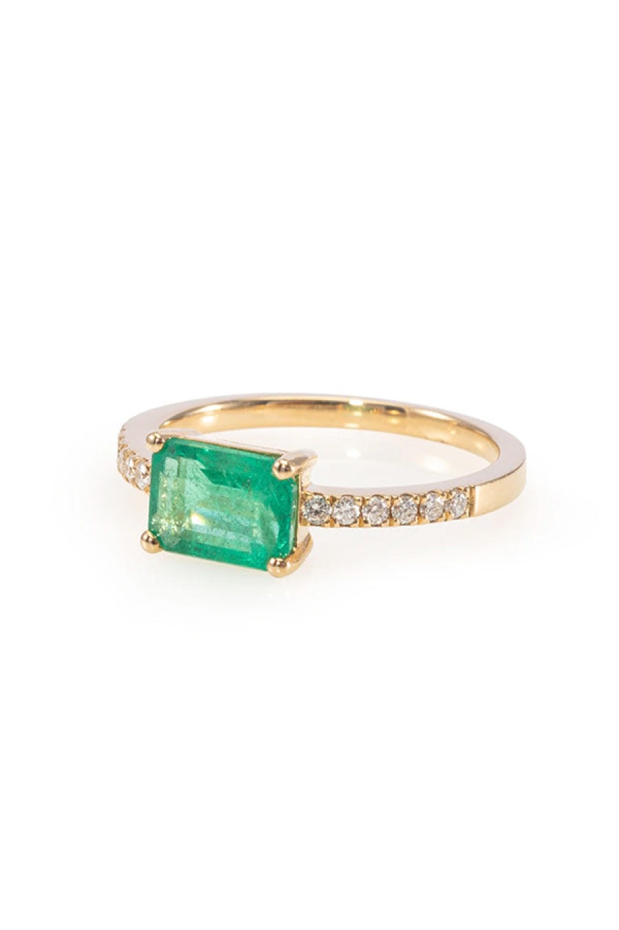 Zofia Day | Emerald Cut Emerald Ring