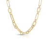 Nancy Newberg | 14K Gold Mixed Link Chain Necklace