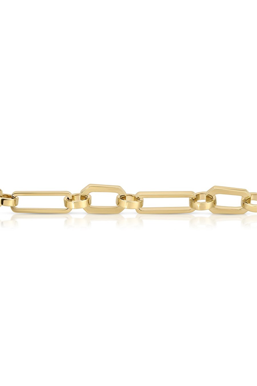 Nancy Newberg | 14K Gold Mixed Link Chain Necklace