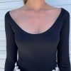 Beaufille | Deep Scoop Blouse In Black