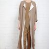 Damir Doma | Taupe Pelag Silk Pleated Trousers