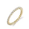 Gabriela Artigas | Prong Axis Ring With Pave White Diamonds