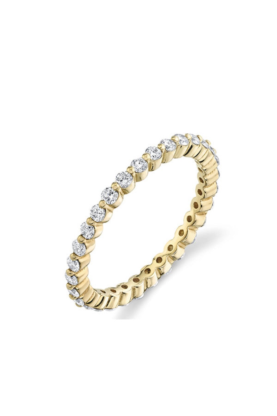 Gabriela Artigas | Prong Axis Ring With Pave White Diamonds