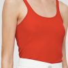 Róhe | Fine Ribbed Tank In Red