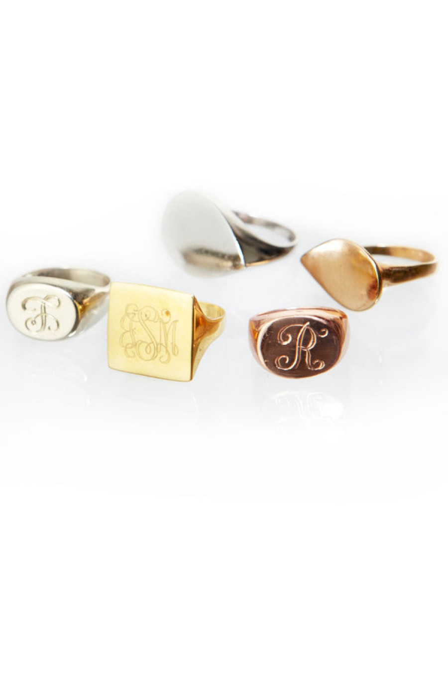 Bare | Monogram Little Teardrop Ring