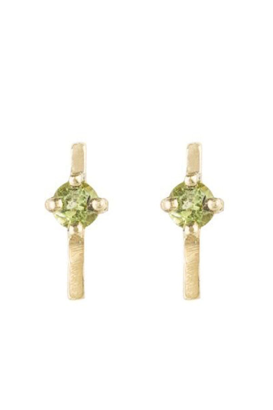 Aesa | Little Horizon Peridot Earrings