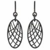 Nancy Newberg | Diamond Oval Web Earrings