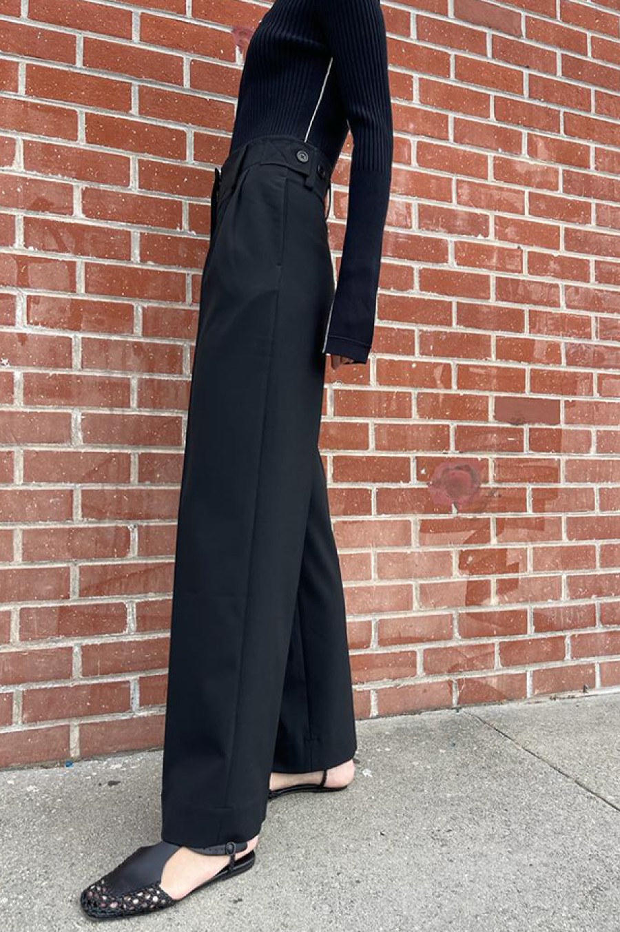 Beaufille | Ulla Wide Leg Trousers In Black