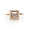 Zofia Day | Kite Grey Diamond Halo Ring