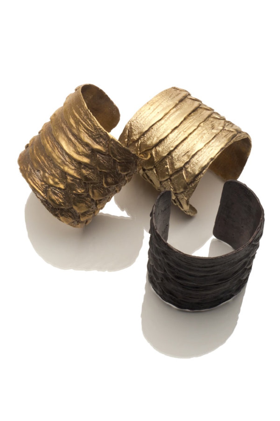 Raven Kauffman | Brass Python Cuff Bracelet