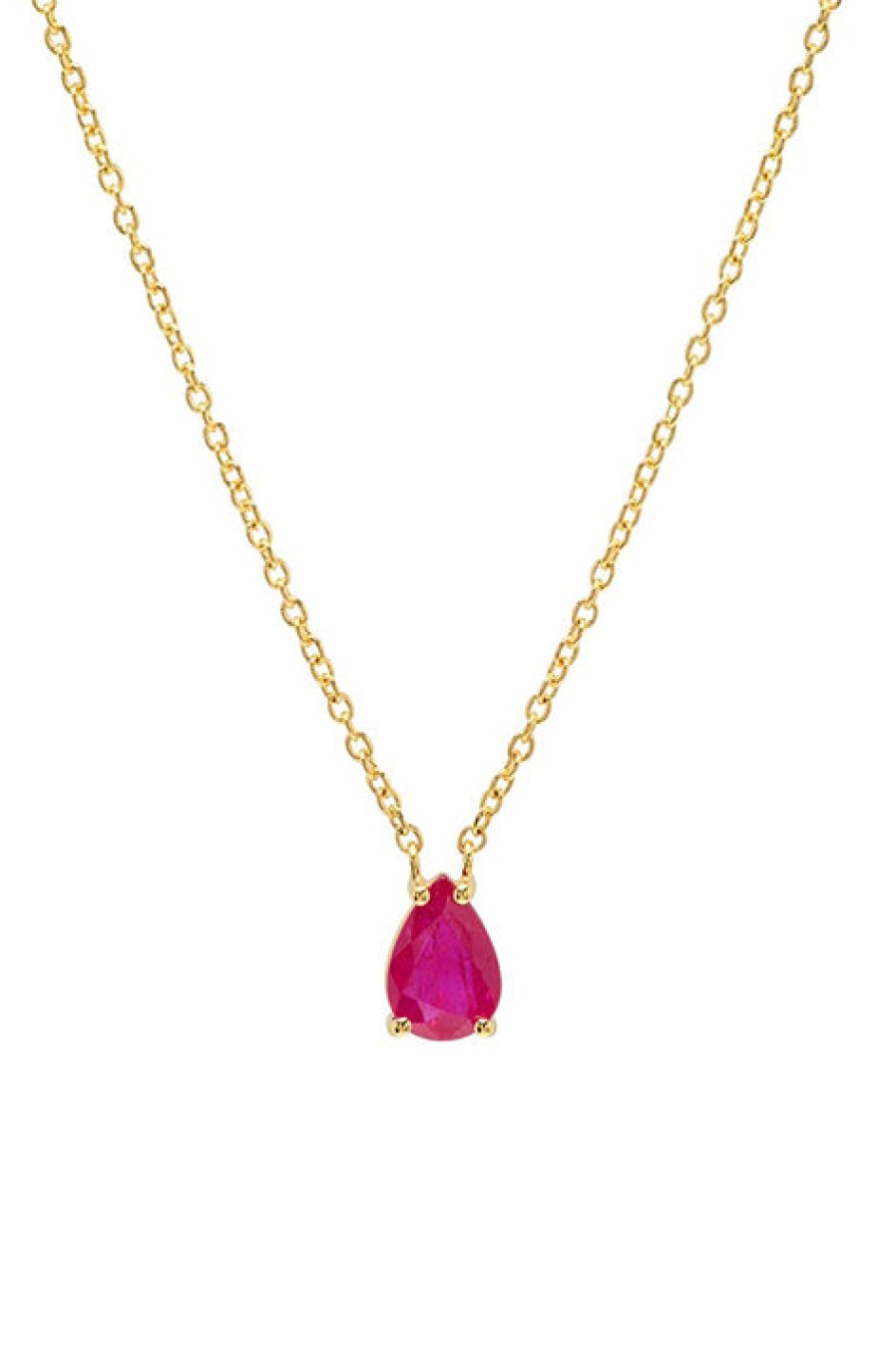 Eriness | Solitaire Ruby Necklace