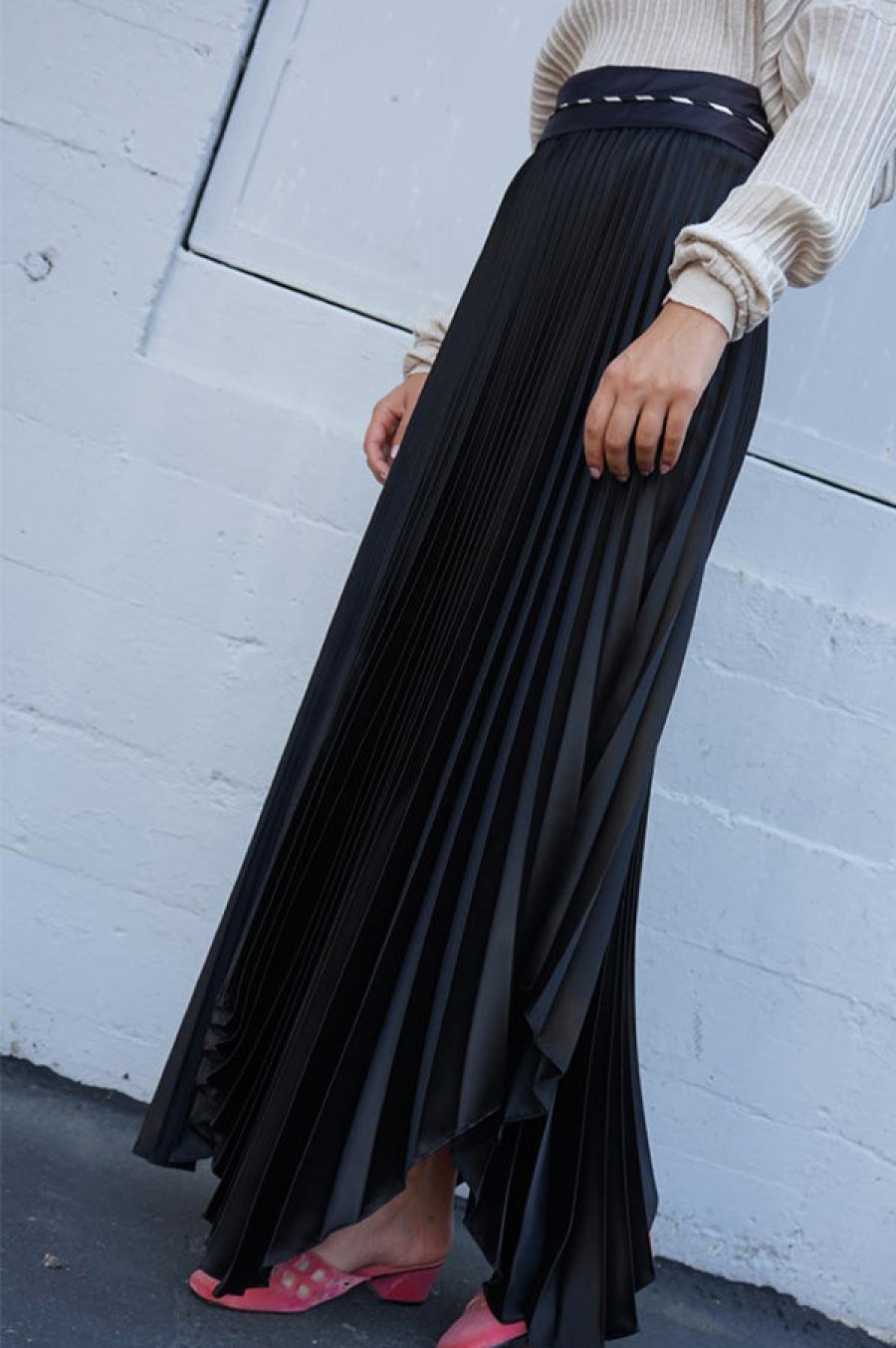 Valery Kovalska | Pleated Tux Skirt (Sold Out)