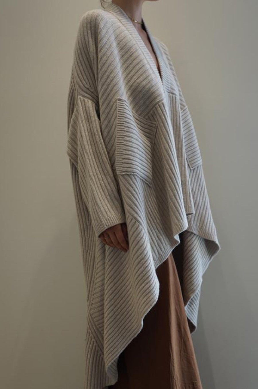 Soyer | Ribbed Shawl Coat (Sold Out)