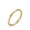 Gabriela Artigas | Gold Circle Ring With White Pave Diamonds