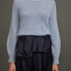 Soyer x Des Kohan | Cashmere Crewneck Sweater In Atlantic Blue