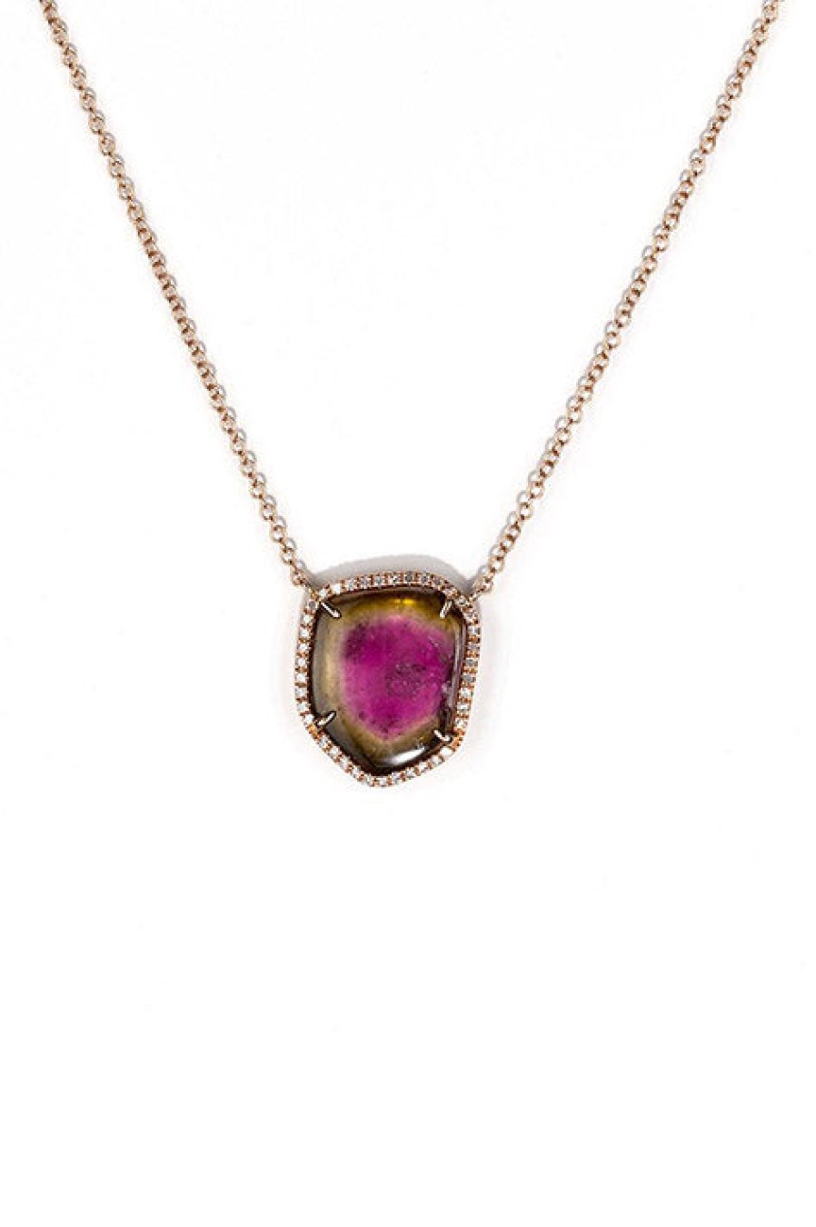 Zofia Day | Watermelon Tourmaline Necklace