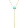 Eriness | Solitaire Emerald Lariat