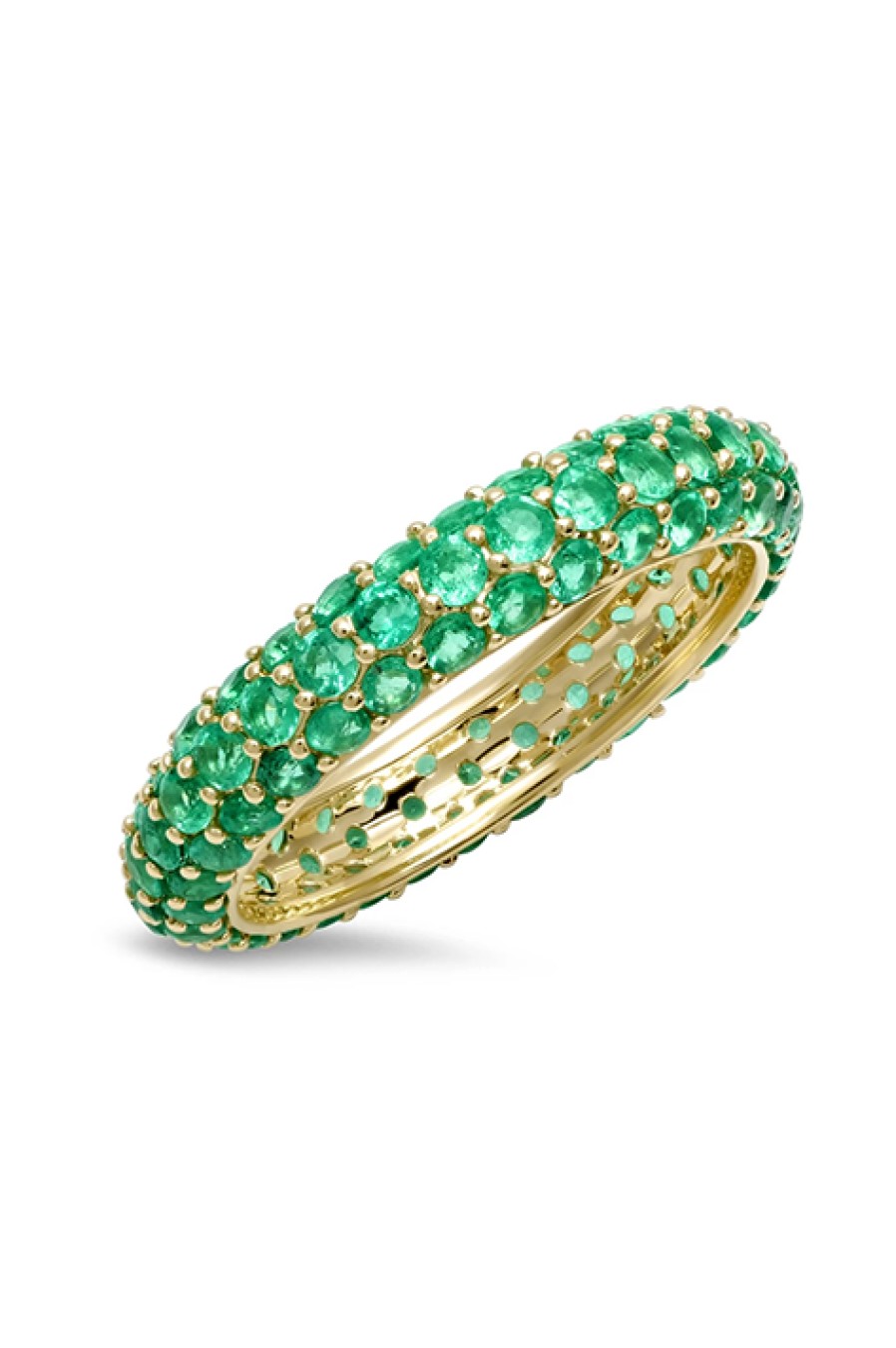 Eriness | Emerald Domed Ring