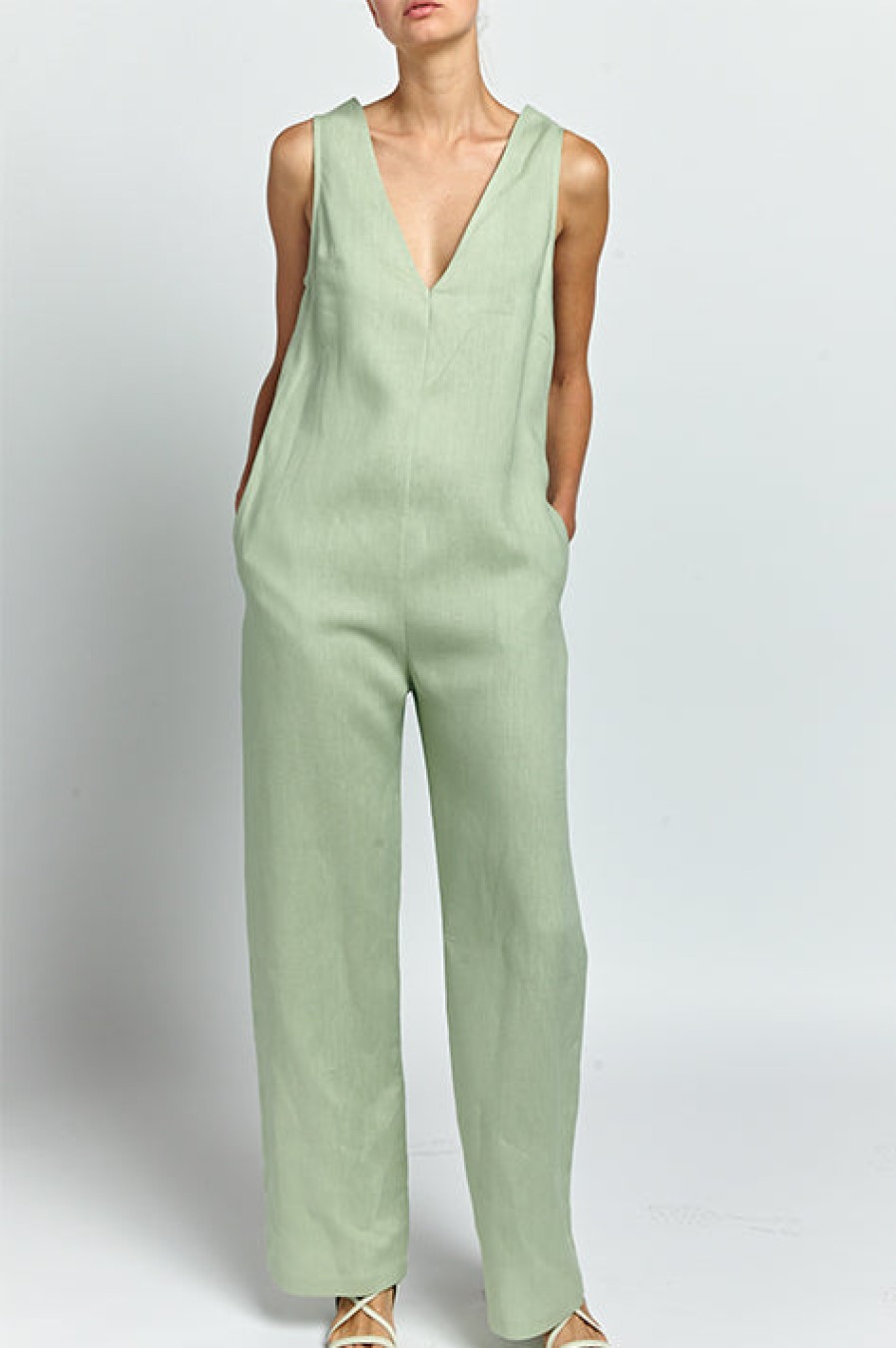 Nomia | V-Neck Jumpsuit