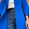 Aliona Kononova | Blue Front Cloud Jacket In Blue/Black