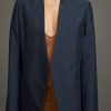 Christian Wijnants | Jakari Standing Collar Suit Jacket In Navy