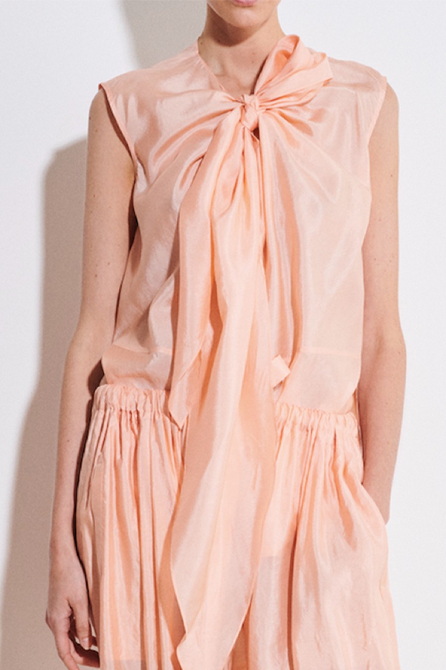 Christian Wijnants | Tarf Sleeveless Top In Soft Peach