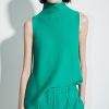 Christian Wijnants | Kewit Whole Garment Knit Sleeveless Top In Emerald