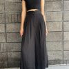 Dusan | High Waist Gazar Pants In Nero