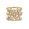 Nancy Newberg | 14K Yellow Gold Pearl And Diamond Cluster Ring