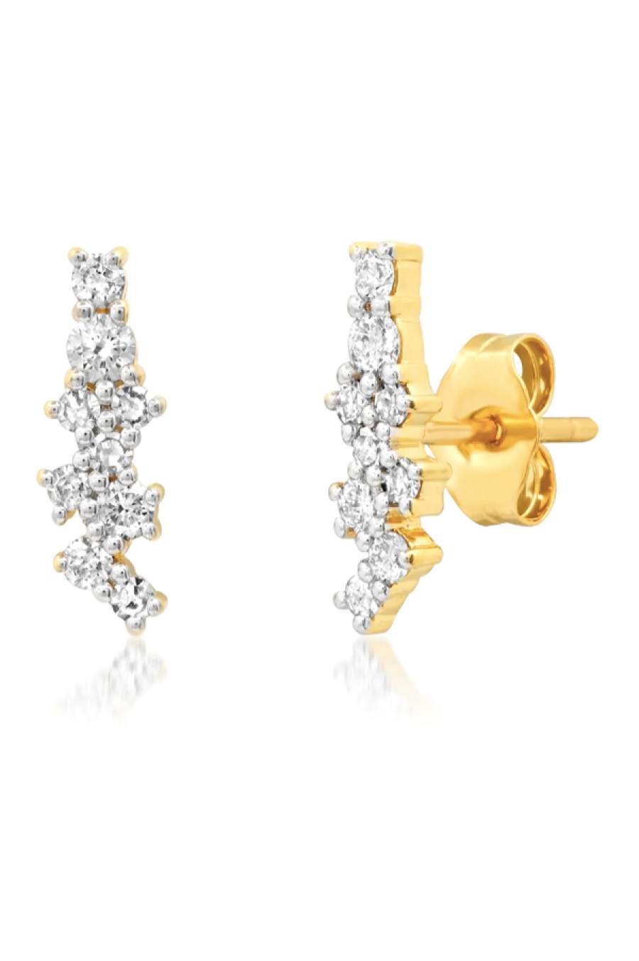 Eriness | Diamond Sunburst Studs