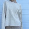 Lauren Manoogian | Rib Sash Pullover In Natural