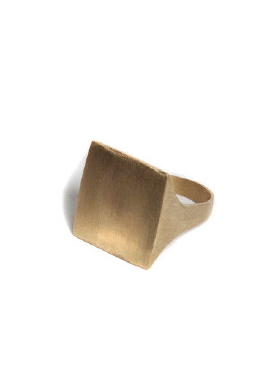 Bare | Monogram Square Signet Ring