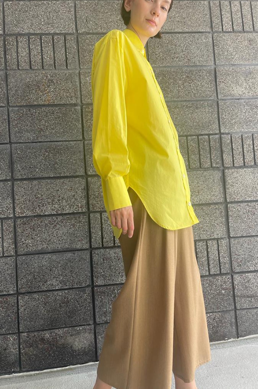 Maria McManus | Oversized Tunic Shirt In Acid Yellow