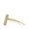 Gabriela Artigas | Pave Bar Infinite Tusk Earring