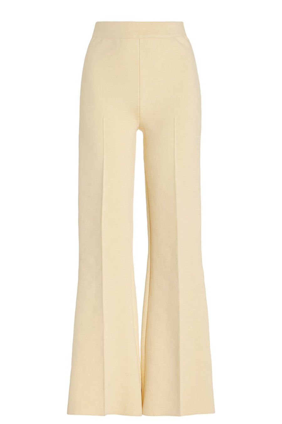 High Sport | Kick Stretch-Cotton Pants In Subtle Jacquard Pale Yellow (Sold Out)