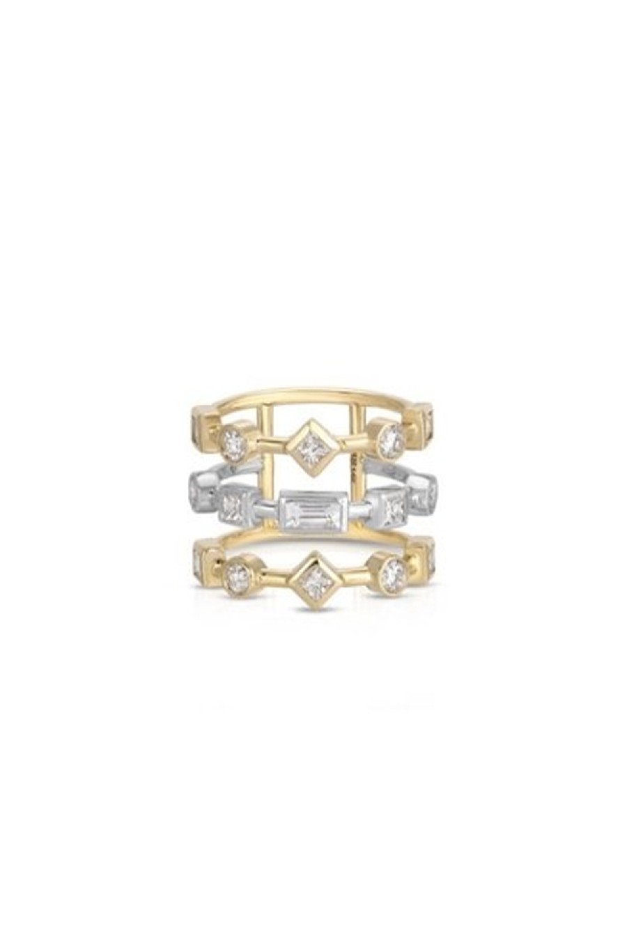 Nancy Newberg | Three Row Diamond Band